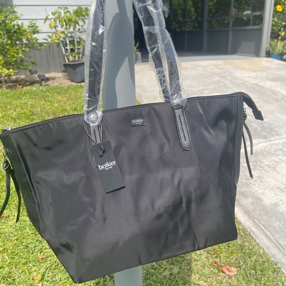 BOTKIER NEW YORK Bond Black Tote Double handle Bag - Picture 11 of 12